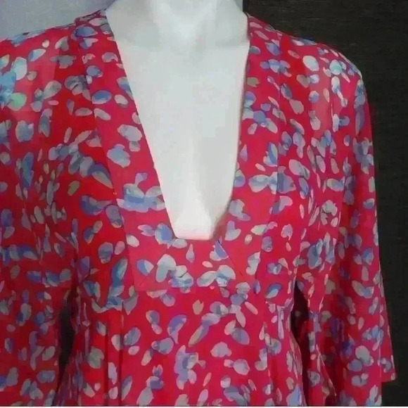 BCBGMaxAzria Eve Printed Chiffon Dress - Picture 7 of 7